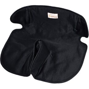Crash and Flammability Tested,Child Car Seat Protector, Waterproof Anti Slip Piddle Pad for Infant Child Carseat, Booster, Stroller, Dining Chair (Black)