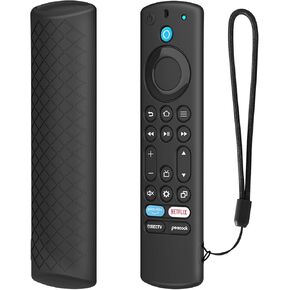 Remote Case for 2023 Fire TV Stick 4K Max 2nd/Fir TV Omni Series/FireTV 4-Series Remote,Toshiba/Insignia FirTV/Hisense TCL TVS Silicone Protection Cover (Black)
