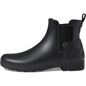 Hunter Refined Chelsea Vertical Quilt Waterproof Boots for Women with Breathable Lining and Cushioning Footbed
