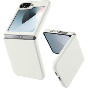 for Samsung Galaxy Z Flip 6 Case, Slim Thin Shockproof Hard Protective Phone Case Cover (Black)