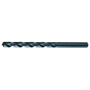 Cleveland C08611 High-Speed Steel General Purpose Taper Length Drill Bit, Steam Oxide Finish, Round Shank, Spiral Flute, 118 Degrees Radial Point, 53 Size (Pack of 10)