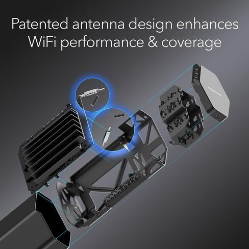 NETGEAR Nighthawk Tri-Band WiFi 7 Router (RS300) – BE9300 Wireless Speed (up to 9.3Gbps) - Coverage up to 2,500 sq. ft., 100 Devices – 2.5 Gig Internet Port in Saudi Arabia