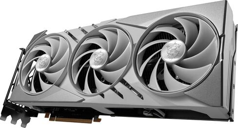 بطاقة رسومات MSI Gaming RTX 4080 SUPER 16G GAMING X SLIM WHITE (NVIDIA RTX 4080 SUPER، 256 بت، ساعة Extreme: 2625 ميجاهرتز، 16 جيجابايت GDRR6X 23 جيجابت في الثانية، HDMI/DP، بنية Ada Lovelace) in Saudi Arabia