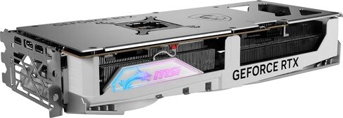 بطاقة رسومات MSI Gaming RTX 4080 SUPER 16G GAMING X SLIM WHITE (NVIDIA RTX 4080 SUPER، 256 بت، ساعة Extreme: 2625 ميجاهرتز، 16 جيجابايت GDRR6X 23 جيجابت في الثانية، HDMI/DP، بنية Ada Lovelace) in Saudi Arabia
