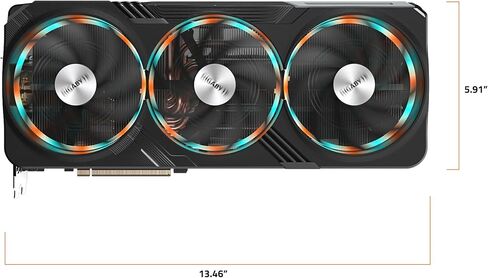 بطاقة رسومات GIGABYTE GeForce RTX 4080 SUPER GAMING OC 16G، 3X WINDFORCE Fans، 16GB 256-bit GDDR6X، بطاقة فيديو GV-N408SGAMING OC-16GD in Saudi Arabia