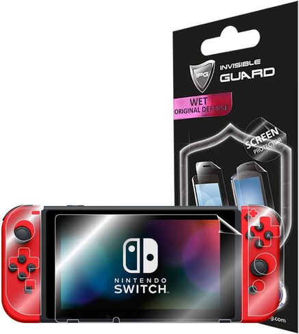 IPG for NINTENDO SWITCH Screen & Joy-Con Protector with Lifetime Replacement Warranty Invisible Protective Screen Guard Skin- Smooth/Bubble -Free in Saudi Arabia