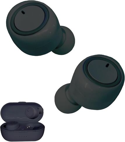Gabba Goods TrueBuds Slick Wireless Earbuds: Stylish Design, Bluetooth 5.0, Voice Assistant Compatible, Ergonomic and Comfortable, Water Resistant, for Active Lifestyle, 12-Hour Battery Life (Black) in Saudi Arabia