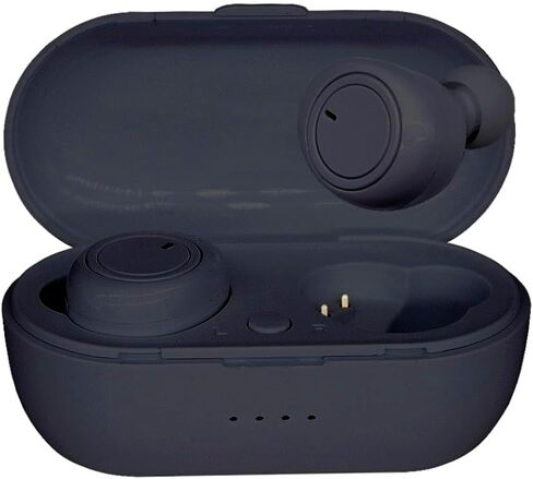 Gabba Goods TrueBuds Slick Wireless Earbuds: Stylish Design, Bluetooth 5.0, Voice Assistant Compatible, Ergonomic and Comfortable, Water Resistant, for Active Lifestyle, 12-Hour Battery Life (Black) in Saudi Arabia