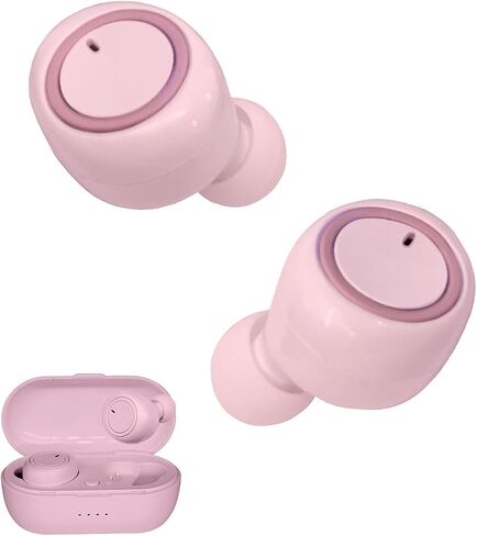 Gabba Goods TrueBuds Slick Wireless Earbuds: Stylish Design, Bluetooth 5.0, Voice Assistant Compatible, Ergonomic and Comfortable, Water Resistant, for Active Lifestyle, 12-Hour Battery Life (Black) in Saudi Arabia