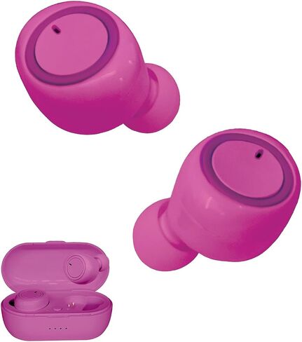 Gabba Goods TrueBuds Slick Wireless Earbuds: Stylish Design, Bluetooth 5.0, Voice Assistant Compatible, Ergonomic and Comfortable, Water Resistant, for Active Lifestyle, 12-Hour Battery Life (Black) in Saudi Arabia