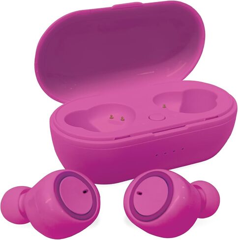 Gabba Goods TrueBuds Slick Wireless Earbuds: Stylish Design, Bluetooth 5.0, Voice Assistant Compatible, Ergonomic and Comfortable, Water Resistant, for Active Lifestyle, 12-Hour Battery Life (Black) in Saudi Arabia
