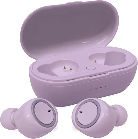 Gabba Goods TrueBuds Slick Wireless Earbuds: Stylish Design, Bluetooth 5.0, Voice Assistant Compatible, Ergonomic and Comfortable, Water Resistant, for Active Lifestyle, 12-Hour Battery Life (Black) in Saudi Arabia