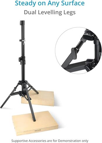 حامل منزلق للكاميرا مقاس 44 بوصة من PROAIM مع دبوس صغير (جهاز استقبال 1-1/8 بوصة). الحمولة - 36 كجم / 79.2 رطل. تتضمن ساقين للتسوية وطوق ذاكرة سريع (P-SLSD-01) in Kuwait