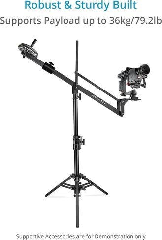 حامل منزلق للكاميرا مقاس 44 بوصة من PROAIM مع دبوس صغير (جهاز استقبال 1-1/8 بوصة). الحمولة - 36 كجم / 79.2 رطل. تتضمن ساقين للتسوية وطوق ذاكرة سريع (P-SLSD-01) in Kuwait