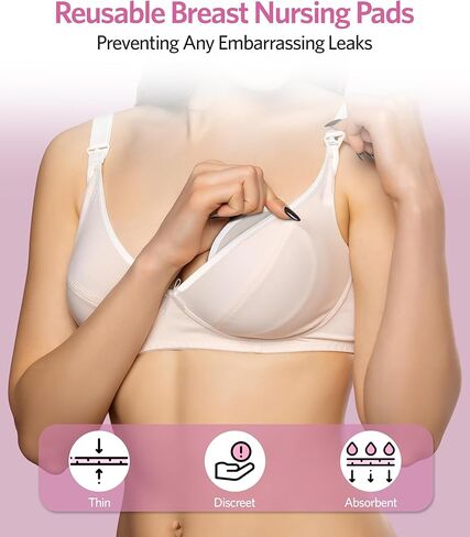 مجموعة أساسيات الرضاعة الطبيعية للأمهات المرضعات - وسادات الرضاعة، غطاء الرضاعة، كريم الحلمة، أكياس تخزين حليب الثدي، عبوات علاج الثدي الساخنة والباردة، مجموعة هدايا مكونة من 40 قطعة in Kuwait