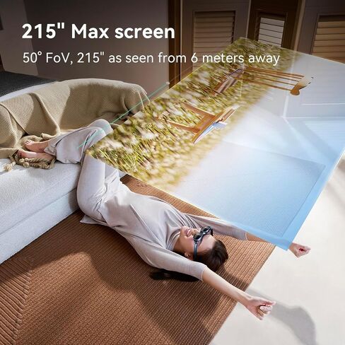 Rokid Max AR Glasses, Augmented Reality Glasses Wearable Headsets Smart Glasses for Video Display, Myopia Friendly Portable Massive 1080P Screen, Game, Watch on Android/iOS/PC/Tablets/Game Consoles in Saudi Arabia