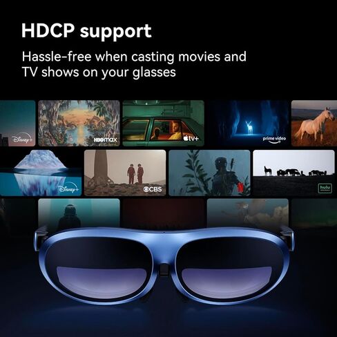 Rokid Max AR Glasses, Augmented Reality Glasses Wearable Headsets Smart Glasses for Video Display, Myopia Friendly Portable Massive 1080P Screen, Game, Watch on Android/iOS/PC/Tablets/Game Consoles in Saudi Arabia