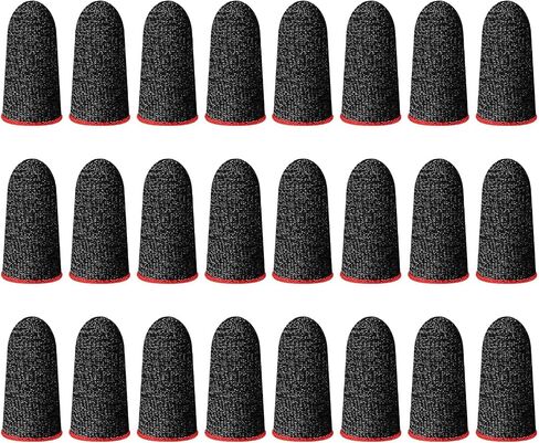 12Pcs Gaming Finger Sleeves, Gamer Thumb Protector Ultra Thin High Precise Sensitive Anti-Slip Enhance Gaming Experience Finger Gloves for Mobile Game Cell Phone Gaming Finger Sleeves Accessories in Saudi Arabia