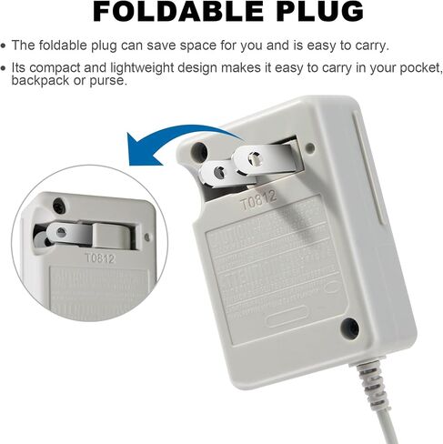 3DS Charger, AC Adapter Charger, Wall Plug Power Adapter, Home Travel Charger for New 3DS XL/New 3DS/3DS XL/3DS/New 2DS XL/New 2DS /2DS /2DS XL/2DS/DSi/DSi XL 4.6V 900mA in Saudi Arabia