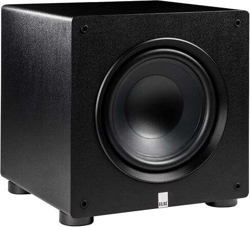 ELAC DFR52-BK زوج مكبرات الصوت المرجعي لأول مرة على الأرض مع زوج سماعات DBR62-BK، ومكبر صوت DCR52-BK ومضخم صوت PS350-BK Varro Premium 12 بوصة 350 وات مع التحكم في التطبيق (2019) in Kuwait