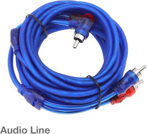 6 Gauge Amp Wiring Kit Amplifier Install Flexible Wiring Complete Installation Cables for Installer, Blue in Saudi Arabia