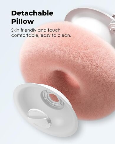 Viozon Tablet Stand Pillow, Compatible with 4.7"-13" Phone/Tablet, iPad, iPhone, Samsung, Google, Kindle, 360°Adjustable Phone Holder for Bed with Soft Plush Fabric, and Detachable Bowl, Pink in Kuwait