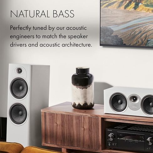 Jamo S7-27F Floorstanding Speakers, Grey Cloud - Dual 6.69" Woofers + 1" Tweeter - Two-Way Bass Reflex in Kuwait