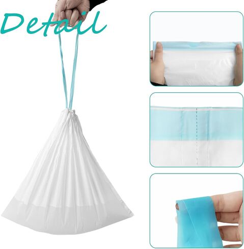 100 Pack Potty Chair Liners Disposable,Drawstring Training Toilet Seat Liner Bags Cleaning Bag for Kids Toddlers Outdoors Travel in Saudi Arabia