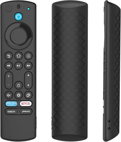 Remote Case for 2023 Fire TV Stick 4K Max 2nd/Fir TV Omni Series/FireTV 4-Series Remote,Toshiba/Insignia FirTV/Hisense TCL TVS Silicone Protection Cover (Black) in Saudi Arabia