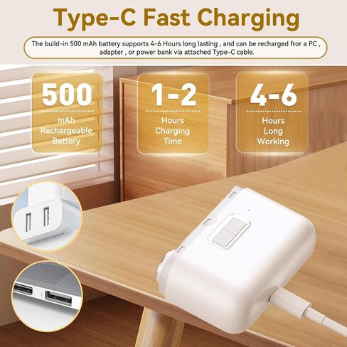 Automatic Electric Nail Clipper, 2-in-1 Cutting and Grinding Automatic with LED Light and Nail Scraps Storage, USB Rechargeable Safety Fingernail Trimmer for Babies,Kids,Adult,Seniors and Caregivers in Saudi Arabia