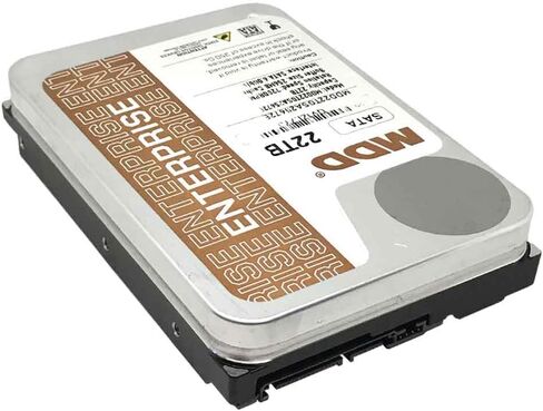 MDD (MDD22TSATA25672E) 22TB 7200RPM 256MB Cache SATA 6.0Gb/s 3.5inch Internal Enterprise Hard Drive - 5 Years Warranty (Renewed) in Saudi Arabia