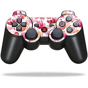 Protective Vinyl Skin Decal Skin Compatible with Sony Playstation 3 PS3 Controller wrap Sticker Skins Pink Petals