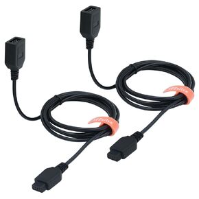 9 Pin Controller Extension Cable for Sega MD, Classic Retro Game Consoles AV 620, HD 621, HD 821, Wired Video Game Controller Gamepad Extension Cable 5.97FT - 2 Pack