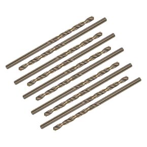 uxcell 10pcs 2.2mm Dia Split Point High-Speed Steel Cobalt Metric Twist Drill Bit