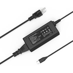 Universal 45W Type C USB C Chromebook Charger Laptop Replacement for Lenovo 500e 300e 100e 2nd Gen C330 C340 S330 S340 Flex 3, Acer HP Samsung Google Asus Dell Chromebook Charger, Power Cord Adapter