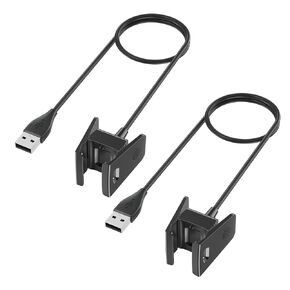 Charger for Fitbit Charge 2 Replacement USB Charging Cable (2 Pack) 3.3ft Durable Portable Charging Dock Cord for Fitbit Charge 2 Accessories