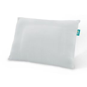 Small Toddler Pillow with Pillowcase (13 x 18), Toddler Pillows for Sleeping, Machine Washable Soft Travel Pillow, Toddler Use Only, Age 2 to 5 (Gray)