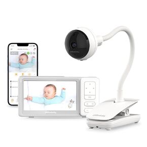 CHILLAX Giraffe Pro Max Baby Monitor – Video Baby Monitor with Full HD 1080p Camera and 5" 720P Video Parent Unit, Privacy Protection Switch, Auto Dimming LED, Gooseneck, 2-way Audio, Night Vision