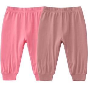 SUZEL Baby Boys Girls Bamboo Viscose Jogger Pants Infant Toddler Bloomers Kids Harem Pants
