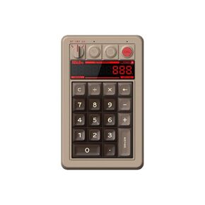 8BitDo Retro 18 Mechanical Numpad, Supports Calculator Mode, Bluetooth/2.4G/Wired Numpad for Windows and Android - C64 Edition