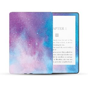 MightySkins Glossy Glitter Skin Compatible with Amazon Kindle Paperwhite 5 6.8-inch 11th Gen (2021) Full Wrap - Cotton Candy Sky | High-Gloss Glitter Finish | Easy to Apply | Made in The USA