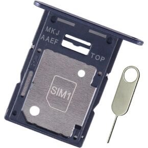 Sim Card Tray SD Card Holder Replacement for Samsung Galaxy A15 (5G) SM-A156U A156U1 A156B A156 - Blue Black