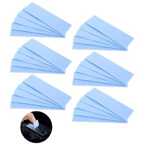 Giantree 30Pcs Thermal Pads, 2.6 x 0.8 Inch Reusable Silicone GPU Thermal Pad 3 Types of Thickness Double Sided Heat Dissipating Conductive Cooling Pad for GPU CPU SSD Heatsink LED IC Chip Motor