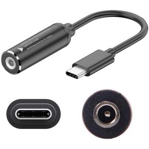 PD65W Lenovo thinkpad Square Mouth DC 11x4.5mm Adapter to USB-C Charging Cable Female to Type-C Charger Power Adapter Cable for Laptops,Mobile Phones,Tablets, Rechargeables,etc