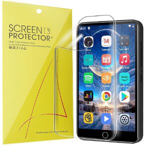 Compatible for ZAQE M505 MP3 Player Screen Protector, [6 Pack] Full Coverage TPU Clear Film Compatible for ZAQE M505 4 Inches MP3 Player (6 Pack)