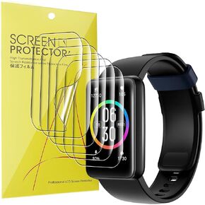 Compatible for KEEPONFIT IDB03 Fitness Tracker Screen Protector, [6 Pack] Full Coverage TPU Clear Film Compatible for KEEPONFIT IDB03 1.57" Touch Screen Fitness Tracker (6 Pack)
