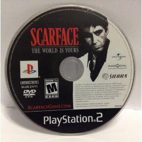 PS2 SCARFACE THE WORLD IS YOURS