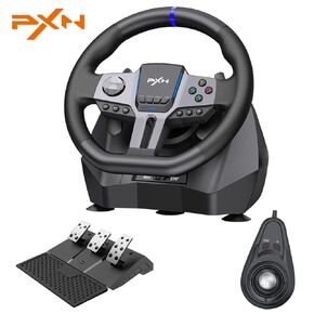 PXN Gaming Steering Wheel - V9 GEN2 Xbox Racing Wheel 270/900° Car Simulation with Pedal and Shifter, Paddle Shifters Driving Wheel for PC, PS4, Xbox One, Xbox Series X|S, Switch in Kuwait