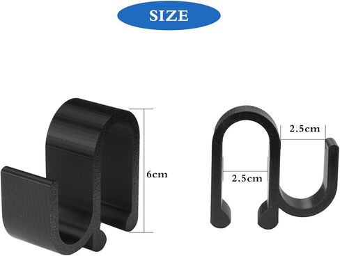 خطافات جانبية متعددة الأغراض لعربة Wonderfold، 2 حزمة من ملحقات الخطافات القوية المتوافقة مع Wonderfold Wagon W4، مثالية للسفر المنظم والموفر للمساحة in Kuwait