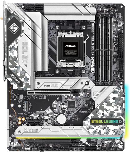 ASRock X670E STEEL LEGEND SUPPORT AMD AM5 RYZEN 7000 SERIES المعالجات اللوحة الأم in Saudi Arabia